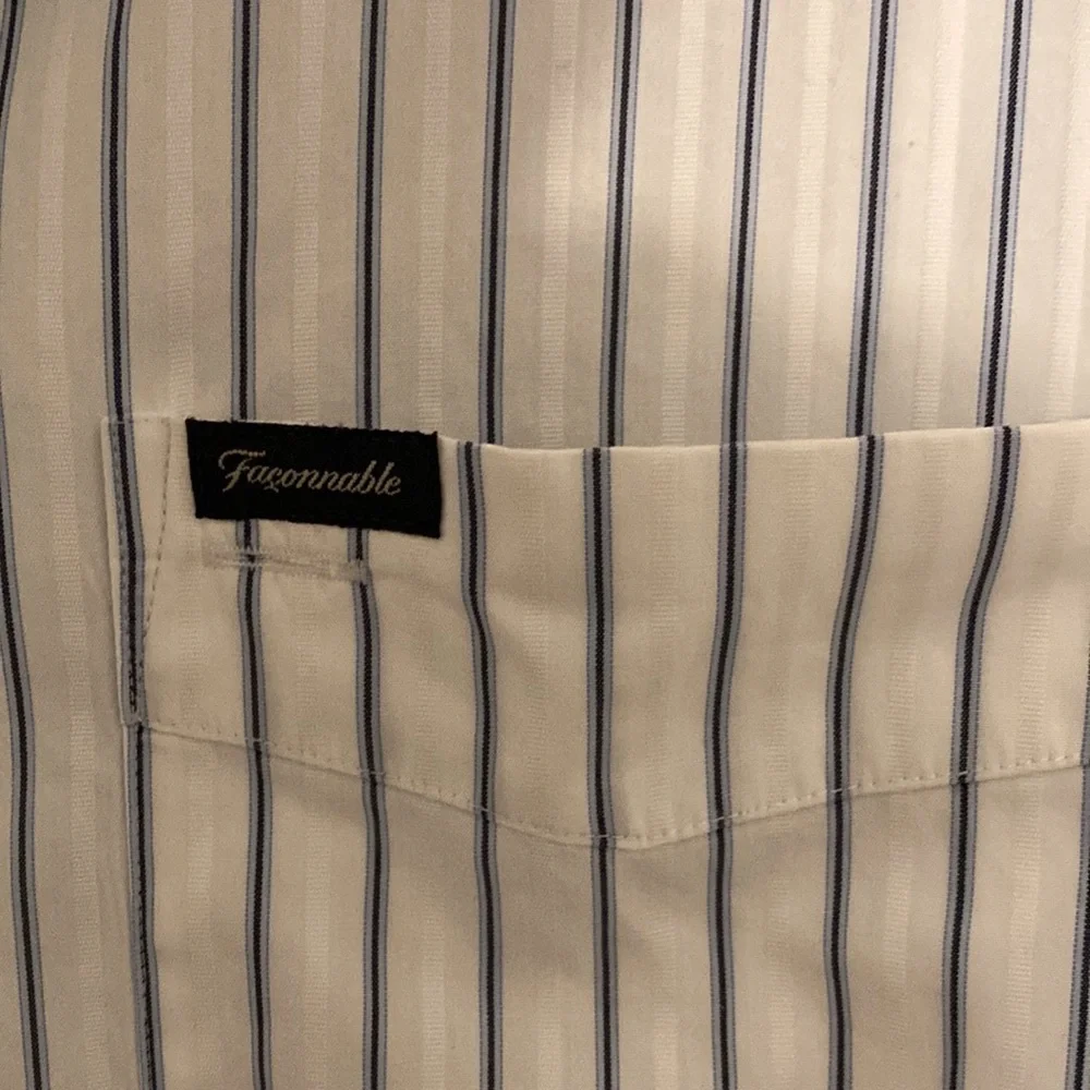Faconnable striped button up shirt - Picture 4 of 5